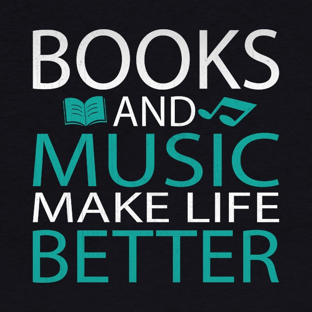 Books and Music Book Lover Musician by TheLostLatticework